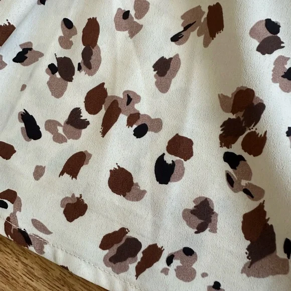 Piper & Scoot Cream Brown Maxi Dress S - Picture 12 of 15